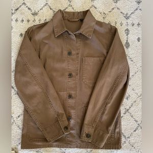 Uniqlo Men’s brown utility shirt jacket